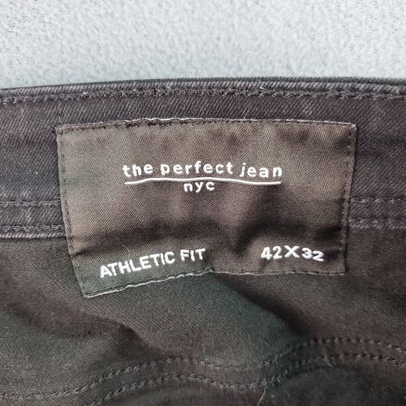 The Perfect Jean NYC Mens Black Athletic Fit Jeans 42(44)x32 - Picture 2 of 9